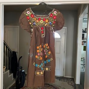 Mexican midi dress